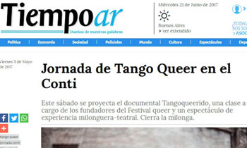Jornada de Tango Queer en el Conti