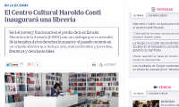 El Centro Cultural Haroldo Conti inaugurará una librería