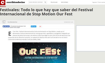 Festivales: Todo lo que hay que saber del Festival Internacional de Stop Motion Our Fest en el Conti